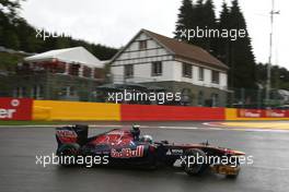 27.08.2011 Spa Francorchamps, Belgium,  Jaime Alguersuari (ESP), Scuderia Toro Rosso  - Formula 1 World Championship, Rd 12, Belgian Grand Prix, Saturday Practice