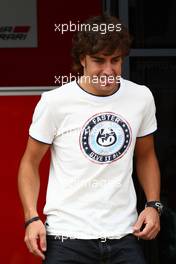 25.08.2011 Spa Francorchamps, Belgium,  Fernando Alonso (ESP), Scuderia Ferrari - Formula 1 World Championship, Rd 12, Belgian Grand Prix, Thursday