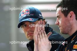 25.08.2011 Spa Francorchamps, Belgium,  Mark Webber (AUS), Red Bull Racing  - Formula 1 World Championship, Rd 12, Belgian Grand Prix, Thursday
