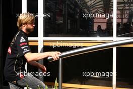 25.08.2011 Spa Francorchamps, Belgium,  Nick Heidfeld (GER), Lotus Renault F1 Team  - Formula 1 World Championship, Rd 12, Belgian Grand Prix, Thursday