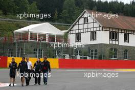 25.08.2011 Spa Francorchamps, Belgium,  Sebastian Vettel (GER), Red Bull Racing  - Formula 1 World Championship, Rd 12, Belgian Grand Prix, Thursday