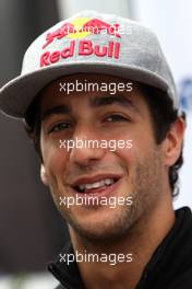 25.08.2011 Spa Francorchamps, Belgium,  Daniel Ricciardo (AUS) Hispania Racing Team, HRT  - Formula 1 World Championship, Rd 12, Belgian Grand Prix, Thursday