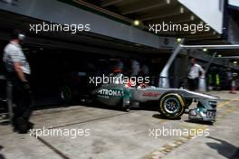 25.11.2011 Interlargos, Brazil,  Michael Schumacher (GER), Mercedes GP  - Formula 1 World Championship, Rd 19, Brazilian Grand Prix, Friday Practice