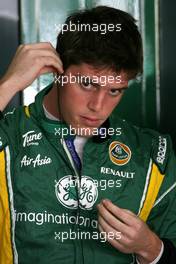 25.11.2011 Interlargos, Brazil,  Luiz Razia (BRA), Team Lotus  - Formula 1 World Championship, Rd 19, Brazilian Grand Prix, Friday Practice