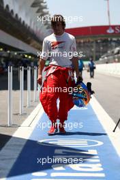 25.11.2011 Sao Paulo, Brazil, Fernando Alonso (ESP), Scuderia Ferrari  - Formula 1 World Championship, Rd 19, Brazilian Grand Prix, Friday Practice