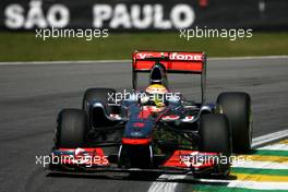 25.11.2011 Interlargos, Brazil,  Lewis Hamilton (GBR), McLaren Mercedes  - Formula 1 World Championship, Rd 19, Brazilian Grand Prix, Friday Practice