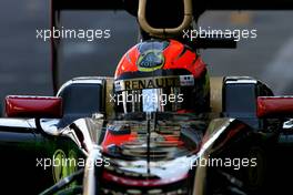 25.11.2011 Interlargos, Brazil,  Romain Grosjean (FRA) , Lotus Renault GP  - Formula 1 World Championship, Rd 19, Brazilian Grand Prix, Friday Practice