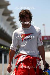 25.11.2011 Sao Paulo, Brazil, Fernando Alonso (ESP), Scuderia Ferrari  - Formula 1 World Championship, Rd 19, Brazilian Grand Prix, Friday Practice