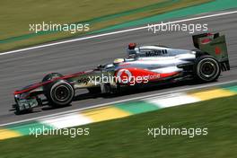 25.11.2011 Interlargos, Brazil,  Lewis Hamilton (GBR), McLaren Mercedes  - Formula 1 World Championship, Rd 19, Brazilian Grand Prix, Friday Practice