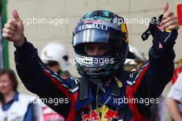 27.11.2011 Sao Paulo, Brazil, Sebastian Vettel (GER), Red Bull Racing  - Formula 1 World Championship, Rd 19, Brazilian Grand Prix, Sunday Podium