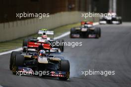 27.11.2011 Sao Paulo, Brazil, Sebastien Buemi (SUI), Scuderia Toro Rosso  - Formula 1 World Championship, Rd 19, Brazilian Grand Prix, Sunday Race