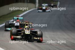 27.11.2011 Sao Paulo, Brazil, Bruno Senna (BRA), Lotus Renault GP  - Formula 1 World Championship, Rd 19, Brazilian Grand Prix, Sunday Race