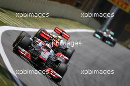 27.11.2011 Sao Paulo, Brazil, Jenson Button (GBR), McLaren Mercedes  - Formula 1 World Championship, Rd 19, Brazilian Grand Prix, Sunday Race