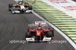 27.11.2011 Sao Paulo, Brazil, Felipe Massa (BRA), Scuderia Ferrari  - Formula 1 World Championship, Rd 19, Brazilian Grand Prix, Sunday Race