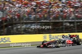 27.11.2011 Sao Paulo, Brazil, Lewis Hamilton (GBR), McLaren Mercedes  - Formula 1 World Championship, Rd 19, Brazilian Grand Prix, Sunday Race