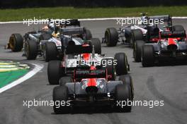 27.11.2011 Sao Paulo, Brazil, Timo Glock (GER), Marussia Virgin Racing  - Formula 1 World Championship, Rd 19, Brazilian Grand Prix, Sunday Race
