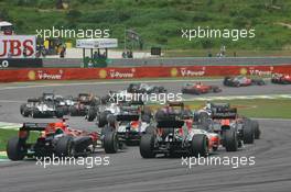 27.11.2011 Sao Paulo, Brazil, the start of the race  - Formula 1 World Championship, Rd 19, Brazilian Grand Prix, Sunday Race