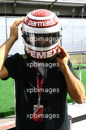 26.11.2011 Interlargos, Brazil,  Nelson Piquet (BRE) - Formula 1 World Championship, Rd 19, Brazilian Grand Prix, Saturday