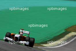 26.11.2011 Interlargos, Brazil,  Adrian Sutil (GER), Force India  - Formula 1 World Championship, Rd 19, Brazilian Grand Prix, Saturday Practice