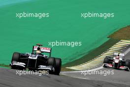 26.11.2011 Interlargos, Brazil,  Rubens Barrichello (BRA), Williams F1 Team  - Formula 1 World Championship, Rd 19, Brazilian Grand Prix, Saturday Practice