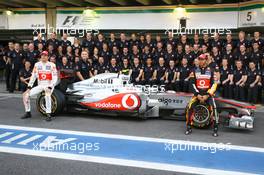 26.11.2011 Interlargos, Brazil,  McLaren Mercedes team picture - Formula 1 World Championship, Rd 19, Brazilian Grand Prix, Saturday