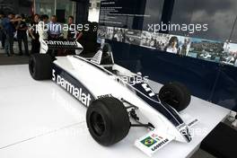 27.11.2011 Interlargos, Brazil,  Nelson Piquet (BRA) drives the Brabham BT49  - Formula 1 World Championship, Rd 19, Brazilian Grand Prix, Sunday