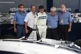 27.11.2011 Interlargos, Brazil,  Nelson Piquet (BRA), Charlie Whiting (GBR) and Herbie Blash (GBR)  - Formula 1 World Championship, Rd 19, Brazilian Grand Prix, Sunday