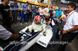 27.11.2011 Sao Paulo, Brazil, Nelson Piquet (BRA) drives the Brabham BT49 - Formula 1 World Championship, Rd 19, Brazilian Grand Prix, Sunday