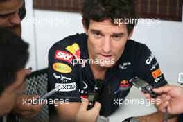24.11.2011 Interlargos, Brazil,  Mark Webber (AUS), Red Bull Racing  - Formula 1 World Championship, Rd 19, Brazilian Grand Prix, Thursday