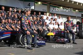24.11.2011 Sao Paulo, Brazil, Mark Webber (AUS), Red Bull Racing and Sebastian Vettel (GER), Red Bull Racing  - Formula 1 World Championship, Rd 19, Brazilian Grand Prix, Thursday