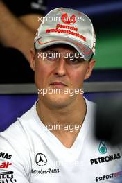 24.11.2011 Interlargos, Brazil,  Michael Schumacher (GER), Mercedes GP  - Formula 1 World Championship, Rd 19, Brazilian Grand Prix, Thursday Press Conference
