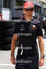 24.11.2011 Interlargos, Brazil,  Jenson Button (GBR), McLaren Mercedes  - Formula 1 World Championship, Rd 19, Brazilian Grand Prix, Thursday
