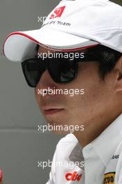 24.11.2011 Interlargos, Brazil,  Kamui Kobayashi (JAP), Sauber F1 Team  - Formula 1 World Championship, Rd 19, Brazilian Grand Prix, Thursday