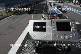 24.11.2011 Interlargos, Brazil,  Race start system - Formula 1 World Championship, Rd 19, Brazilian Grand Prix, Thursday