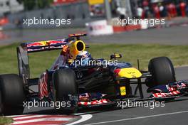 10.06.2011 Montreal, Canada,  Sebastian Vettel (GER), Red Bull Racing  - Formula 1 World Championship, Rd 07, Canadian Grand Prix, Friday Practice