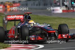 10.06.2011 Montreal, Canada,  Lewis Hamilton (GBR), McLaren Mercedes  - Formula 1 World Championship, Rd 07, Canadian Grand Prix, Friday Practice