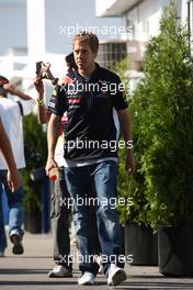 10.06.2011 Montreal, Canada,  Sebastian Vettel (GER), Red Bull Racing - Formula 1 World Championship, Rd 07, Canadian Grand Prix, Friday