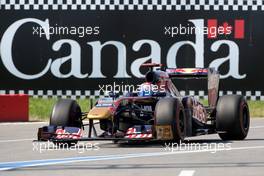 10.06.2011 Montreal, Canada,  Sébastien Buemi (SUI), Scuderia Toro Rosso - Formula 1 World Championship, Rd 07, Canadian Grand Prix, Friday Practice