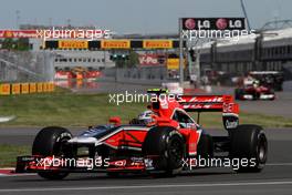 10.06.2011 Montreal, Canada,  Jerome d'Ambrosio (BEL), Virgin Racing  - Formula 1 World Championship, Rd 07, Canadian Grand Prix, Friday Practice