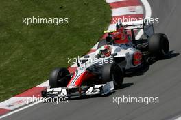10.06.2011 Montreal, Canada,  Vitantonio Liuzzi (ITA), Hispania Racing Team, HRT  - Formula 1 World Championship, Rd 07, Canadian Grand Prix, Friday Practice
