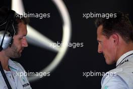 10.06.2011 Montreal, Canada,  Michael Schumacher (GER), Mercedes GP Petronas F1 Team - Formula 1 World Championship, Rd 07, Canadian Grand Prix, Friday Practice