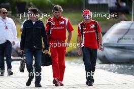 10.06.2011 Montreal, Canada,  Fernando Alonso (ESP), Scuderia Ferrari - Formula 1 World Championship, Rd 07, Canadian Grand Prix, Friday