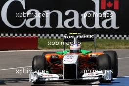 10.06.2011 Montreal, Canada,  Paul di Resta (GBR), Force India F1 Team - Formula 1 World Championship, Rd 07, Canadian Grand Prix, Friday Practice