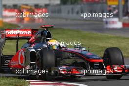 10.06.2011 Montreal, Canada,  Lewis Hamilton (GBR), McLaren Mercedes  - Formula 1 World Championship, Rd 07, Canadian Grand Prix, Friday Practice