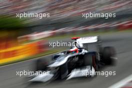 10.06.2011 Montreal, Canada,  Rubens Barrichello (BRA), Williams F1 Team  - Formula 1 World Championship, Rd 07, Canadian Grand Prix, Friday Practice