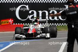 10.06.2011 Montreal, Canada,  Vitantonio Liuzzi (ITA), Hispania Racing Team, HRT - Formula 1 World Championship, Rd 07, Canadian Grand Prix, Friday Practice
