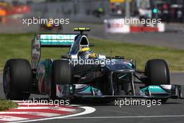 10.06.2011 Montreal, Canada,  Nico Rosberg (GER), Mercedes GP  - Formula 1 World Championship, Rd 07, Canadian Grand Prix, Friday Practice