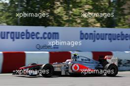 10.06.2011 Montreal, Canada,  Jenson Button (GBR), McLaren Mercedes, MP4-26 - Formula 1 World Championship, Rd 07, Canadian Grand Prix, Friday Practice
