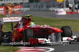 10.06.2011 Montreal, Canada,  Felipe Massa (BRA), Scuderia Ferrari  - Formula 1 World Championship, Rd 07, Canadian Grand Prix, Friday Practice