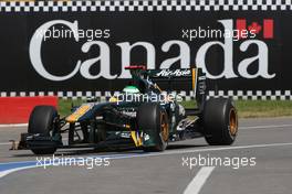 10.06.2011 Montreal, Canada,  Heikki Kovalainen (FIN), Team Lotus - Formula 1 World Championship, Rd 07, Canadian Grand Prix, Friday Practice